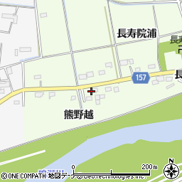 宮城県大崎市三本木南谷地熊野越77周辺の地図