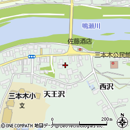 宮城県大崎市三本木（南町）周辺の地図