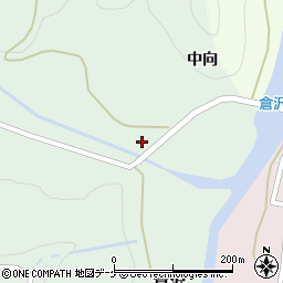 山形県鶴岡市倉沢中向89周辺の地図