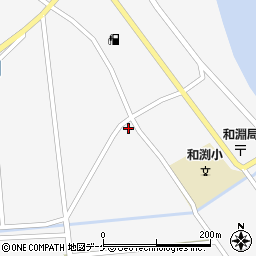 石巻警察署和淵駐在所周辺の地図