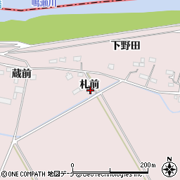 宮城県大崎市松山千石札前周辺の地図