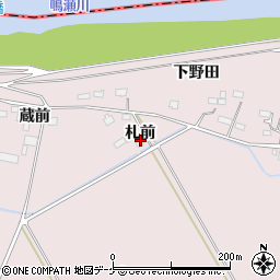 宮城県大崎市松山千石（札前）周辺の地図