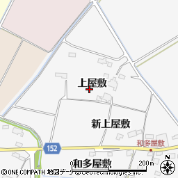 宮城県遠田郡美里町和多田沼上屋敷周辺の地図