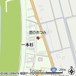 宮城県石巻市成田一本杉周辺の地図