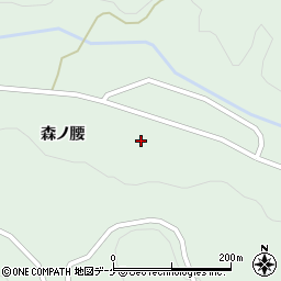 山形県鶴岡市倉沢上ノ山口100周辺の地図