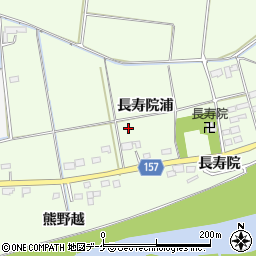 宮城県大崎市三本木南谷地（長寿院浦）周辺の地図