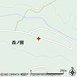 山形県鶴岡市倉沢上ノ山口13周辺の地図