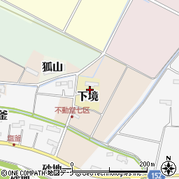 宮城県遠田郡美里町下境周辺の地図