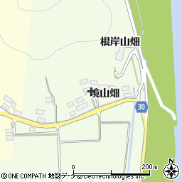 宮城県石巻市成田境山畑周辺の地図