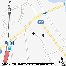 宮城県石巻市和渕高田周辺の地図
