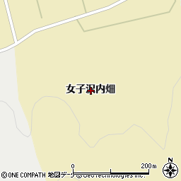 宮城県石巻市中島女子沢内畑周辺の地図