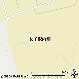 宮城県石巻市中島（女子沢内畑）周辺の地図