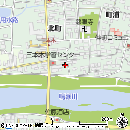 宮城県大崎市三本木北町11周辺の地図