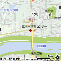 宮城県大崎市三本木北町78周辺の地図