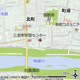 宮城県大崎市三本木町浦12周辺の地図