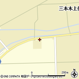宮城県大崎市三本木上伊場野板橋周辺の地図
