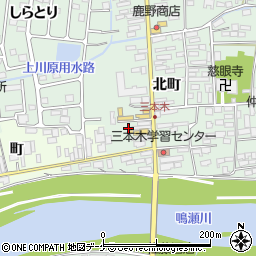 宮城県大崎市三本木北町73周辺の地図