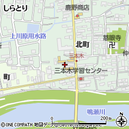 宮城県大崎市三本木北町72周辺の地図