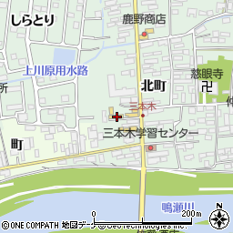 宮城県大崎市三本木北町71周辺の地図