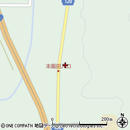 山形県村山市本飯田183周辺の地図
