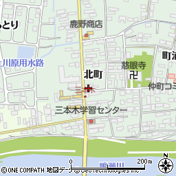 宮城県大崎市三本木北町23周辺の地図