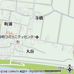 宮城県大崎市三本木町東周辺の地図