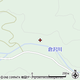 倉沢川周辺の地図
