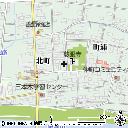 宮城県大崎市三本木町浦32周辺の地図