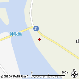 宮城県石巻市桃生町神取川前2-3周辺の地図