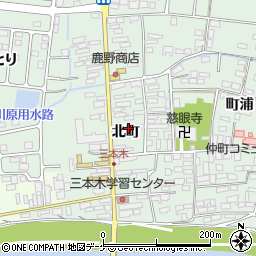 宮城県大崎市三本木北町30周辺の地図