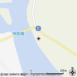 宮城県石巻市桃生町神取川前周辺の地図
