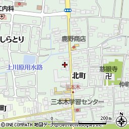 宮城県大崎市三本木北町60周辺の地図