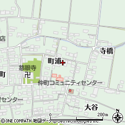 宮城県大崎市三本木町浦93-1周辺の地図