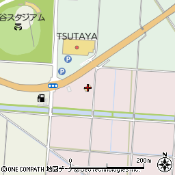 ファミリーマート涌谷バイパス店周辺の地図