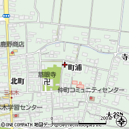 宮城県大崎市三本木町浦78周辺の地図