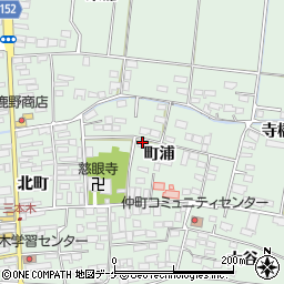 宮城県大崎市三本木町浦94周辺の地図