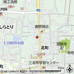 宮城県大崎市三本木北町59周辺の地図