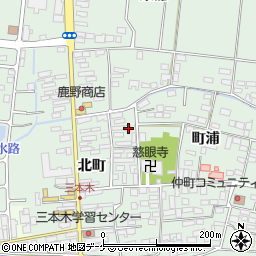宮城県大崎市三本木町浦49周辺の地図