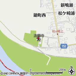 法圓寺周辺の地図