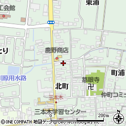 宮城県大崎市三本木北町36周辺の地図