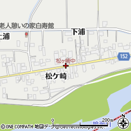松ヶ崎中周辺の地図