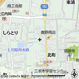 宮城県大崎市三本木北町57周辺の地図