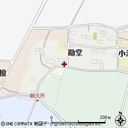 宮城県遠田郡美里町勘堂143周辺の地図
