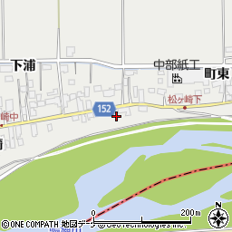 宮城県遠田郡美里町青生松ケ崎75-6周辺の地図