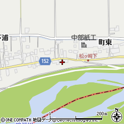宮城県遠田郡美里町青生松ケ崎77-1周辺の地図