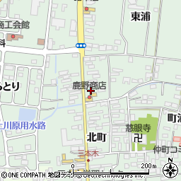 宮城県大崎市三本木北町39周辺の地図