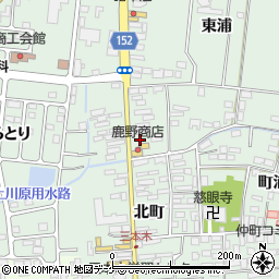 宮城県大崎市三本木北町39周辺の地図