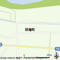 宮城県大崎市三本木伊場野鉄炮町周辺の地図