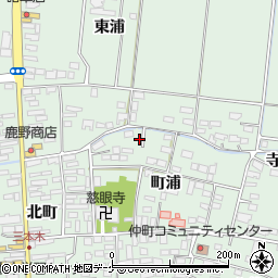 宮城県大崎市三本木町浦68周辺の地図