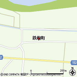 宮城県大崎市三本木伊場野（鉄炮町）周辺の地図
